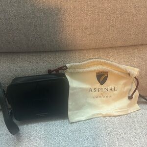 Aspinal of London black camera bag